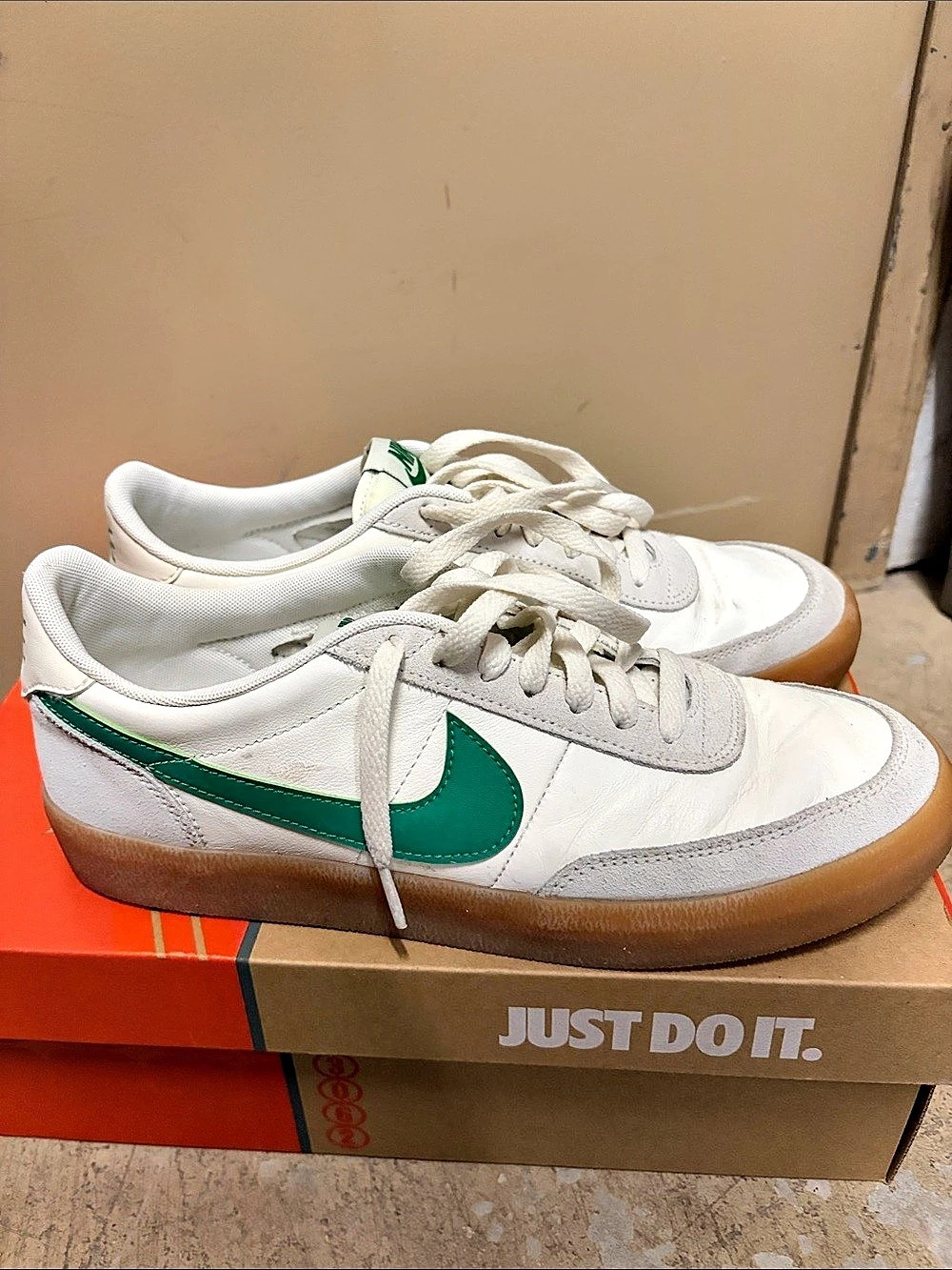 Nike Killshot 2 Leather Lucid Green Sneakers White & Green Size 9